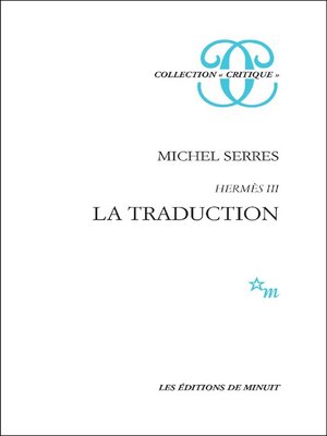 cover image of Hermès III. La traduction